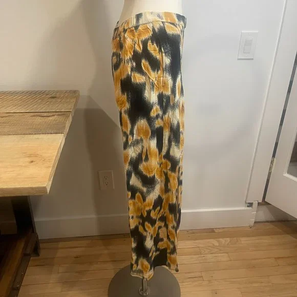 044 Free People x Revolve Bali Wild Child Pleated Pant in Night Combo Size XS - Picture 7 of 9